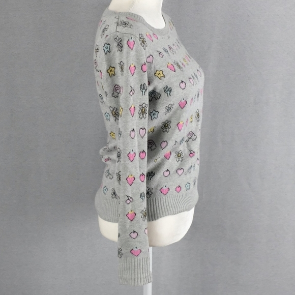 3/$75 Saks Fifth Avenue Mario Emoji Sweater - Picture 2 of 3